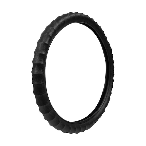 Custom Accessories Custom Accessories Black Steering Wheel Cover For Fits 14-1/2 inch To 15-1/2 inch 1 pk 38011 - main